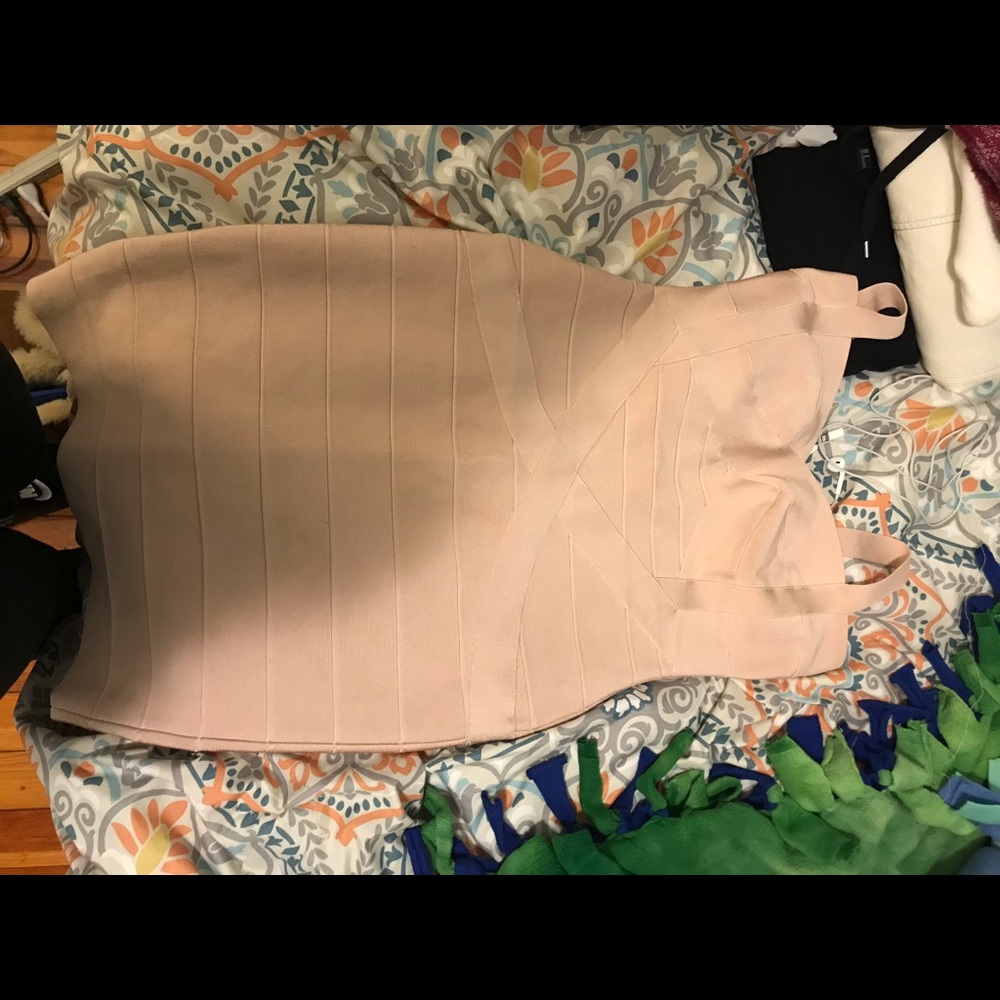 Blushing pink club/evening dress